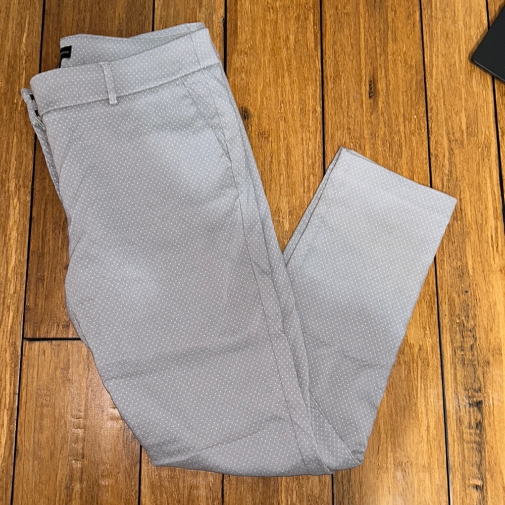 Adrienne Vittadini Grey Softball Pants